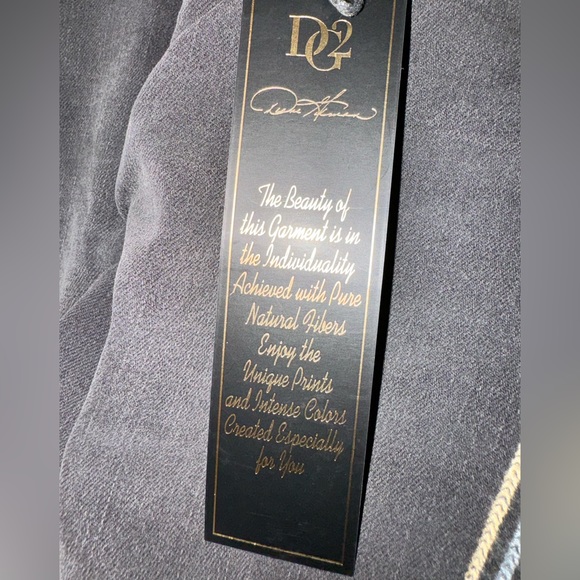 DG2 Diane Gilman Black Stretch Jeans with Colorful Stitching down sides Size 4 - Picture 15 of 16